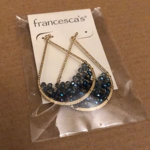 NWT Breaded Tear Drop Earrings